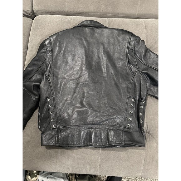 Open Road for Wilsons L men’s leather jacket motorcycle multi pocket western - Picture 8 of 12